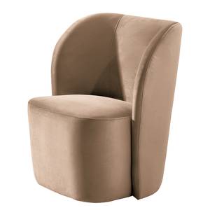 Fauteuil Nadolo Velours Blonda: Taupe