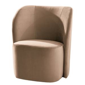 Fauteuil Nadolo Velours Blonda: Taupe