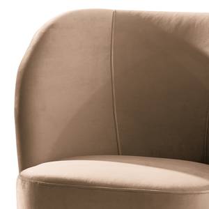 Fauteuil Nadolo Velours Blonda: Taupe