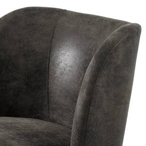 Fauteuil Nadolo Microvezel Goda: Antracietkleurig