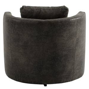 Fauteuil Timboan Microfibre Goda: Anthracite - Sans repose-pieds