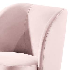 Fauteuil Nadolo Velours Blonda: Rose vieilli