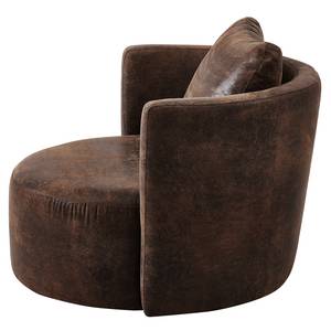 Fauteuil XXL Timboan Microfibre Goda: Marron bison