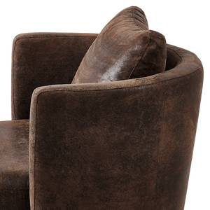 Fauteuil XXL Timboan Microfibre Goda: Marron bison