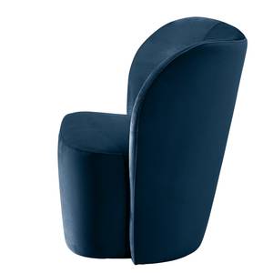 Fauteuil Nadolo Velours Blonda: Bleu marine