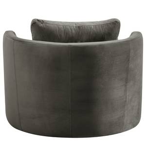 Fauteuil XXL Timboan Velours Blonda: Anthracite