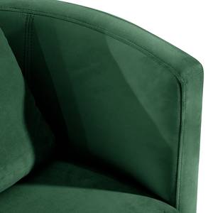 Fauteuil XXL Timboan Velours Blonda: Vert sapin