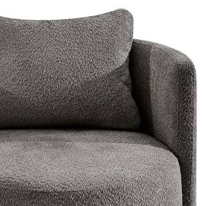 Fauteuil XXL Timboan Tissu Bouclé Abby: Anthracite