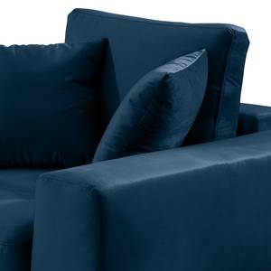 Fauteuil Kelson Velours Blonda: Bleu marine