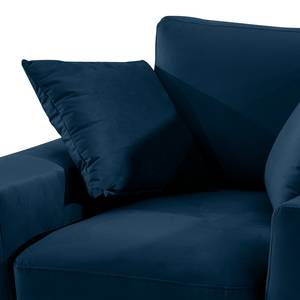 Fauteuil Kelson Velours Blonda: Bleu marine