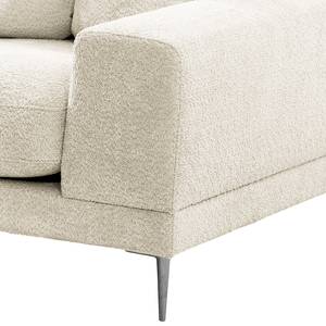 Fauteuil Kelson Tissu Bouclé Abby: Blanc polaire