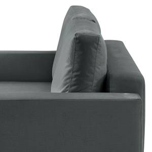 Canapé convertible Keluha Microfibre Faria: Gris foncé