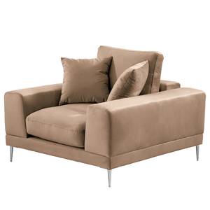 Fauteuil Kelson Velours Blonda: Taupe