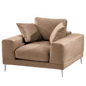 Fauteuil Kelson Velours Blonda: Taupe