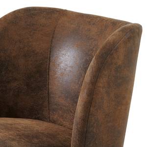 Fauteuil Nadolo Microvezel Goda: Chocoladebruin