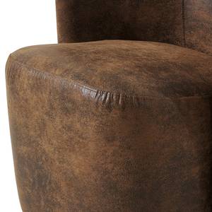 Fauteuil Nadolo Microfibre Goda: Marron chocolat