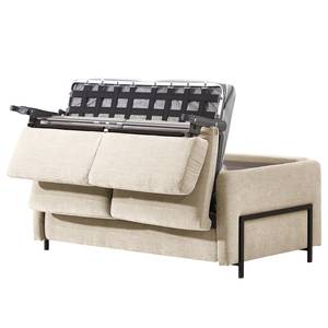 Schlafsofa Ulanula mit Matratze Webstoff Cieli: Beige