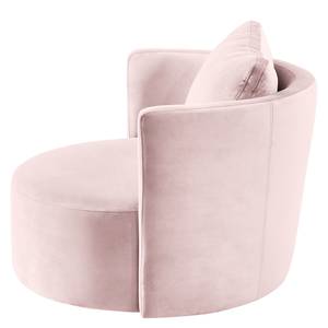 XXL-fauteuil Timboan Velours Blonda: Oud pink