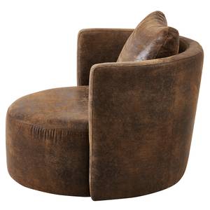 XXL-fauteuil Timboan Microvezel Goda: Chocoladebruin