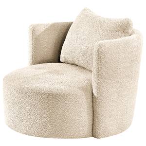 Fauteuil XXL Timboan Bouclè Abby: Beige