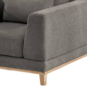 Fauteuil Aniaro Tissu Maila: Gris foncé - Hêtre