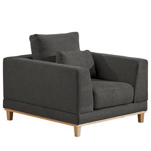 Fauteuil Aniaro Tissu Maila: Anthracite - Hêtre