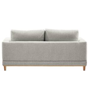 2-Sitzer Sofa Aniaro Webstoff Maila: Hellgrau - Buche