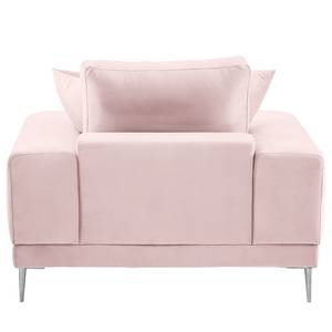 Fauteuil Kelson Velours Blonda: Rose vieilli