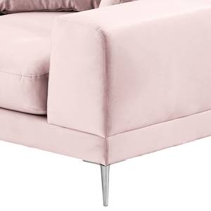 Fauteuil Kelson Velours Blonda: Rose vieilli