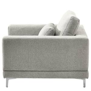 Fauteuil Aniaro Tissu Maila: Gris clair - Aluminium