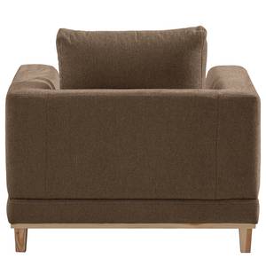 Fauteuil Aniaro Tissu Maila: Marron - Hêtre