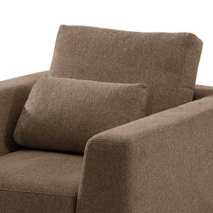 Fauteuil Aniaro Tissu Maila: Marron - Hêtre