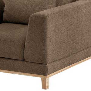 Fauteuil Aniaro Tissu Maila: Marron - Hêtre