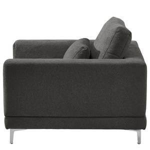 Fauteuil Aniaro Tissu Maila: Anthracite - Aluminium