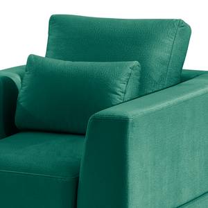 Fauteuil Aniaro Velours Onoli: Antiek groen - Beuk