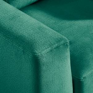 Fauteuil Aniaro Velours Onoli: Antiek groen - Beuk