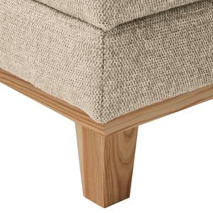 3-Sitzer Sofa Aniaro Webstoff Maila: Beige