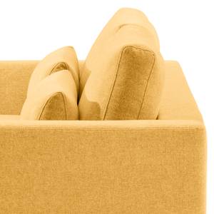 2-Sitzer Sofa Aniaro Webstoff Maila: Gelb - Buche