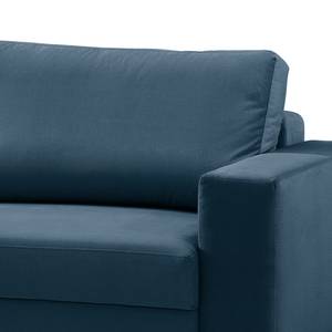 Schlafsofa Keluha Microfaser Faria: Marineblau