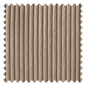 2-zitsbank Aniaro Corduroy Poppy: Taupe - Aluminium