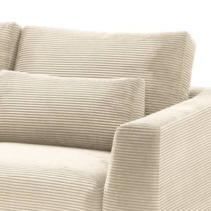 2-Sitzer Sofa Aniaro Cordstoff Poppy: Beige  - Buche