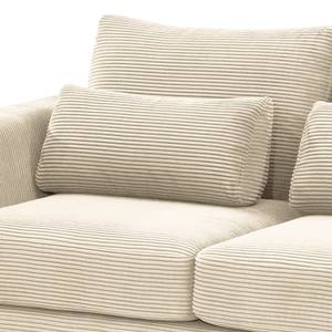 2-Sitzer Sofa Aniaro Cordstoff Poppy: Beige  - Buche