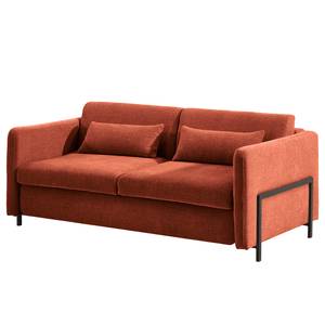 Canapé convertible Ulanula Tissu Cieli: Rouge foncé