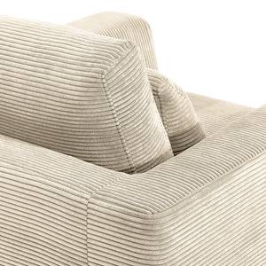 Fauteuil Aniaro Corduroy Poppy: Beige - Beuk