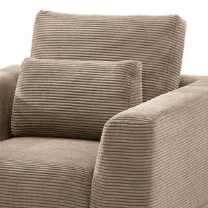 Fauteuil Aniaro Corduroy Poppy: Taupe - Beuk