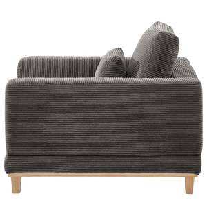 Fauteuil Aniaro Corduroy Poppy: Grijs - Beuk