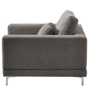 Fauteuil Aniaro Tissu Maila: Gris foncé - Aluminium