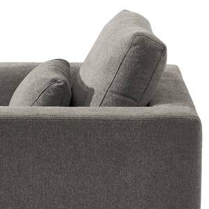 Fauteuil Aniaro Geweven stof Maila:  Donkergrijs - Aluminium