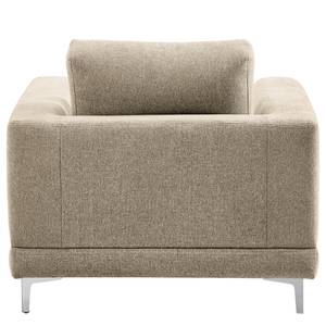 Fauteuil Aniaro Tissu Maila: Beige - Aluminium