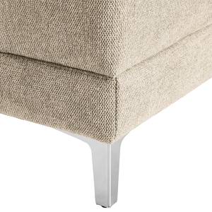 Fauteuil Aniaro Tissu Maila: Beige - Aluminium